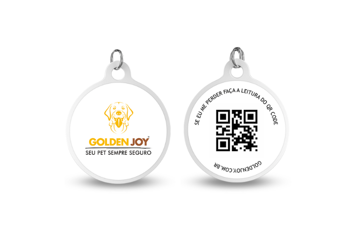 Tag de identificação Golden Joy